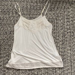 Lace/Knit Tank Top